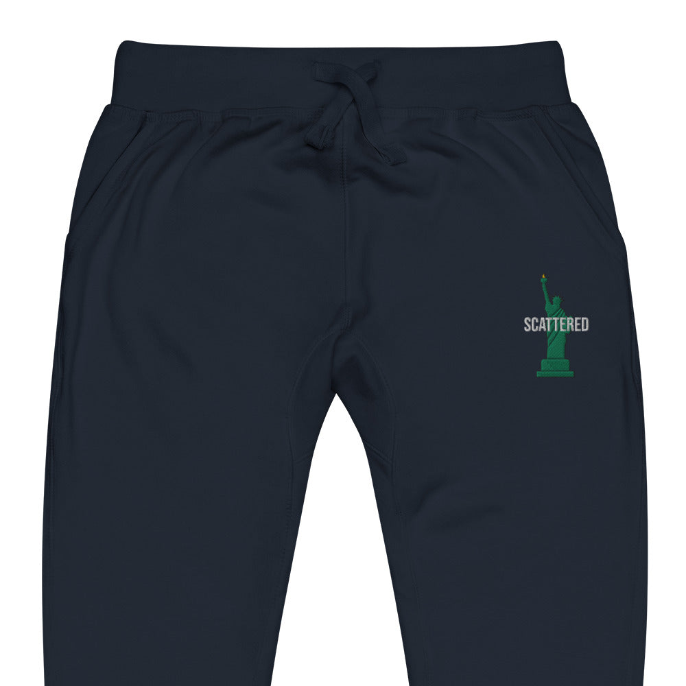 Statue of Liberty Logo Embroidered Premium Sweatpants