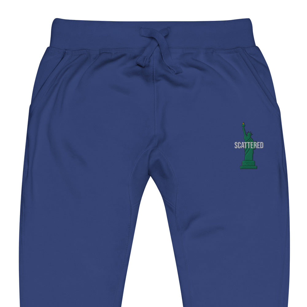 Statue of Liberty Logo Embroidered Premium Sweatpants