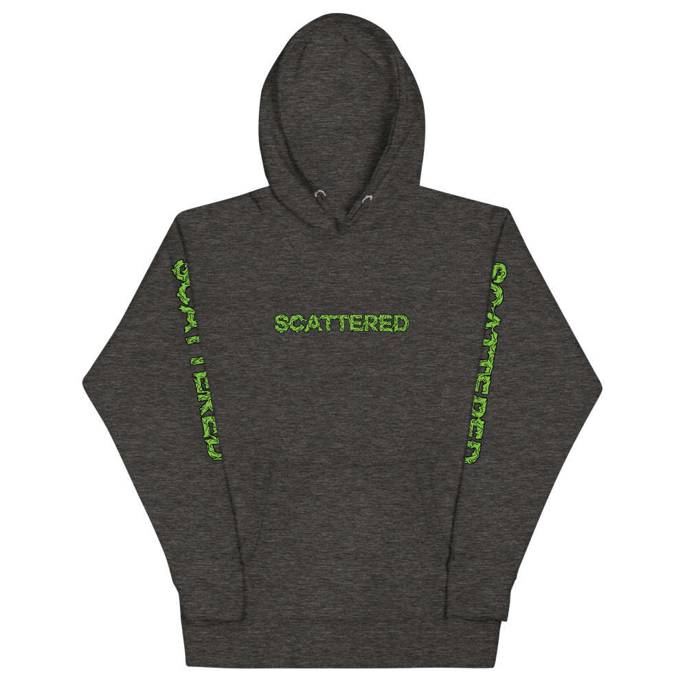 Scattered x Dripped Gawd Premium Printed Dripped Logo Hoodie Sweatshirt