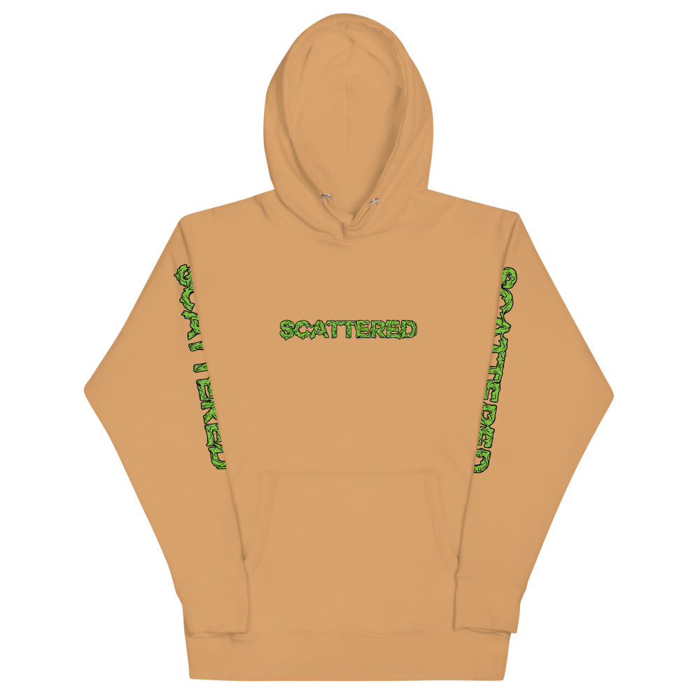 Scattered x Dripped Gawd Premium Printed Dripped Logo Hoodie Sweatshirt