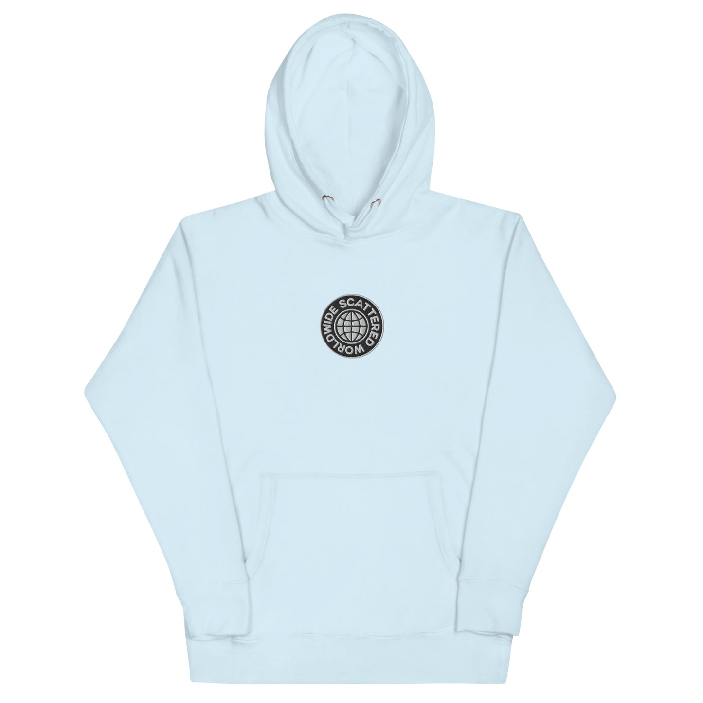 Scattered Embroidered Logo Hoodie