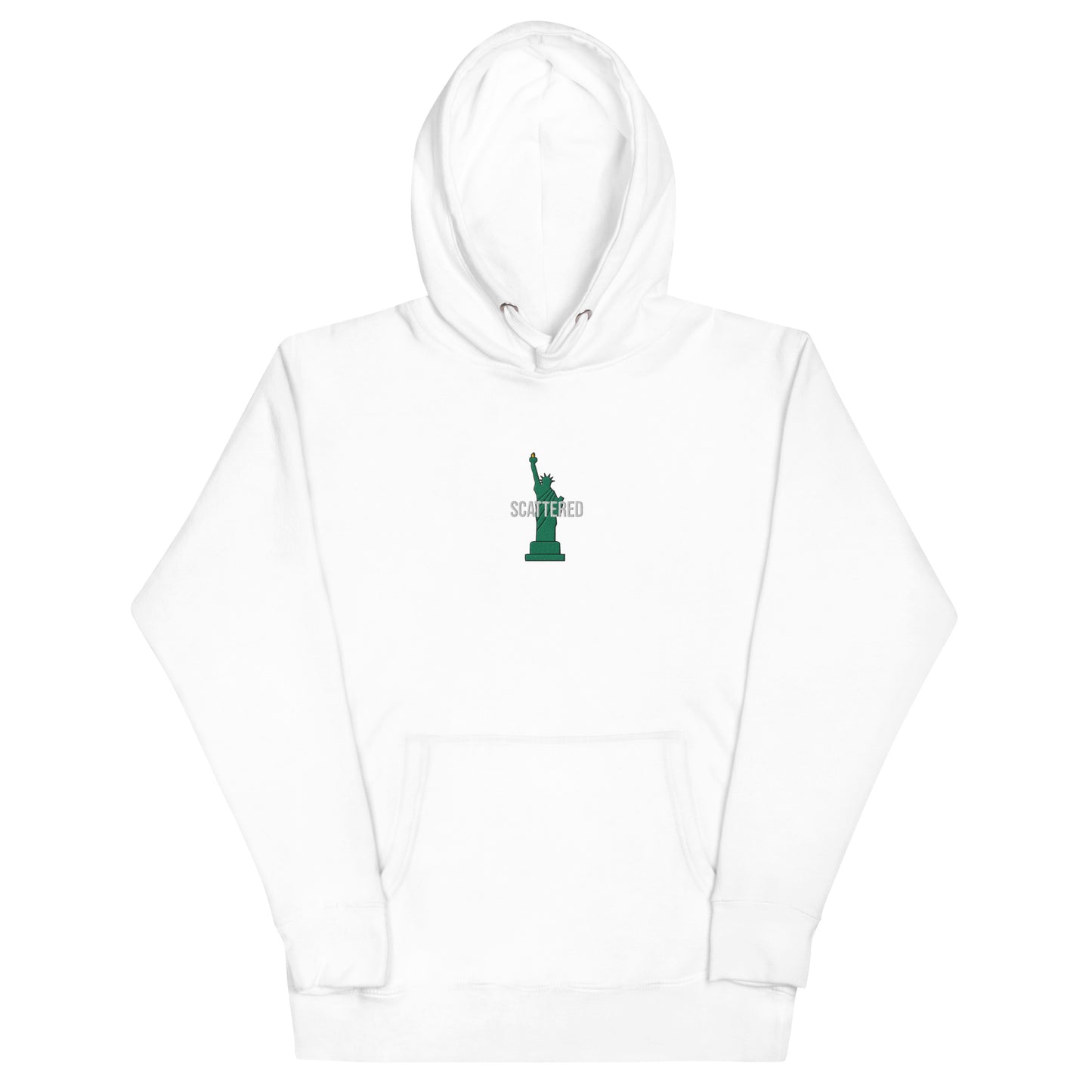 Statue of Liberty Logo Embroidered Premium Hoodie Sweatshirt