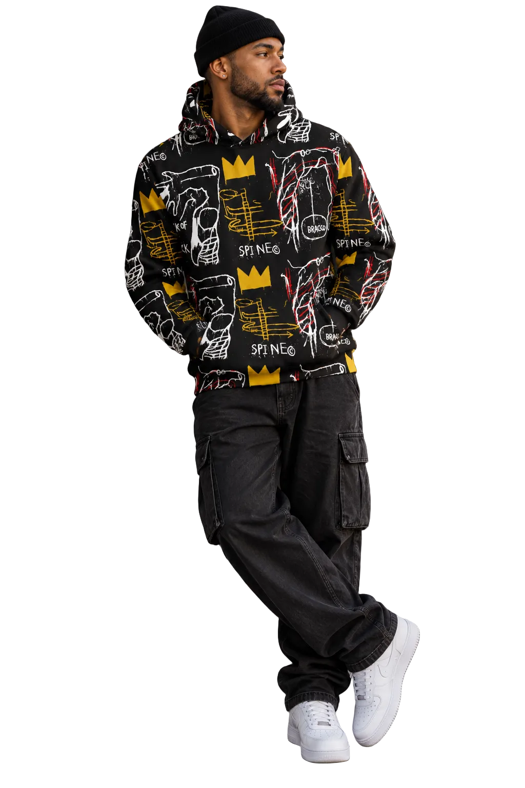 Graffiti Artwork Printed Premium Streetwear Crewneck Sweatshirt