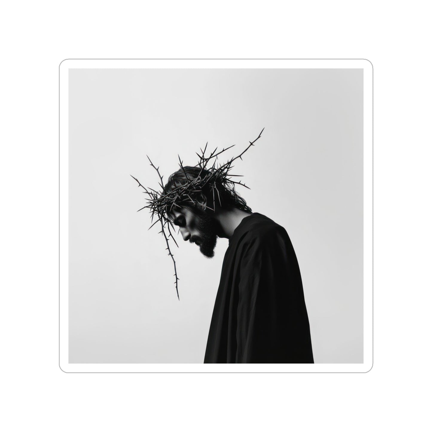 Jesus Christ Crown of Thorns Waterproof Sticker