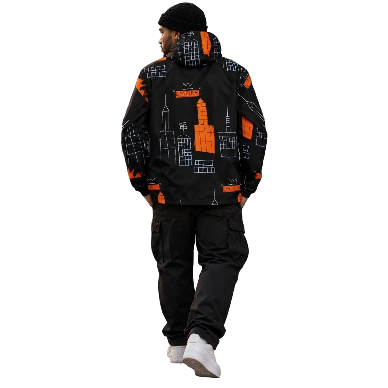 Graffiti Artwork Printed Premium Streetwear Windbreaker Jacket