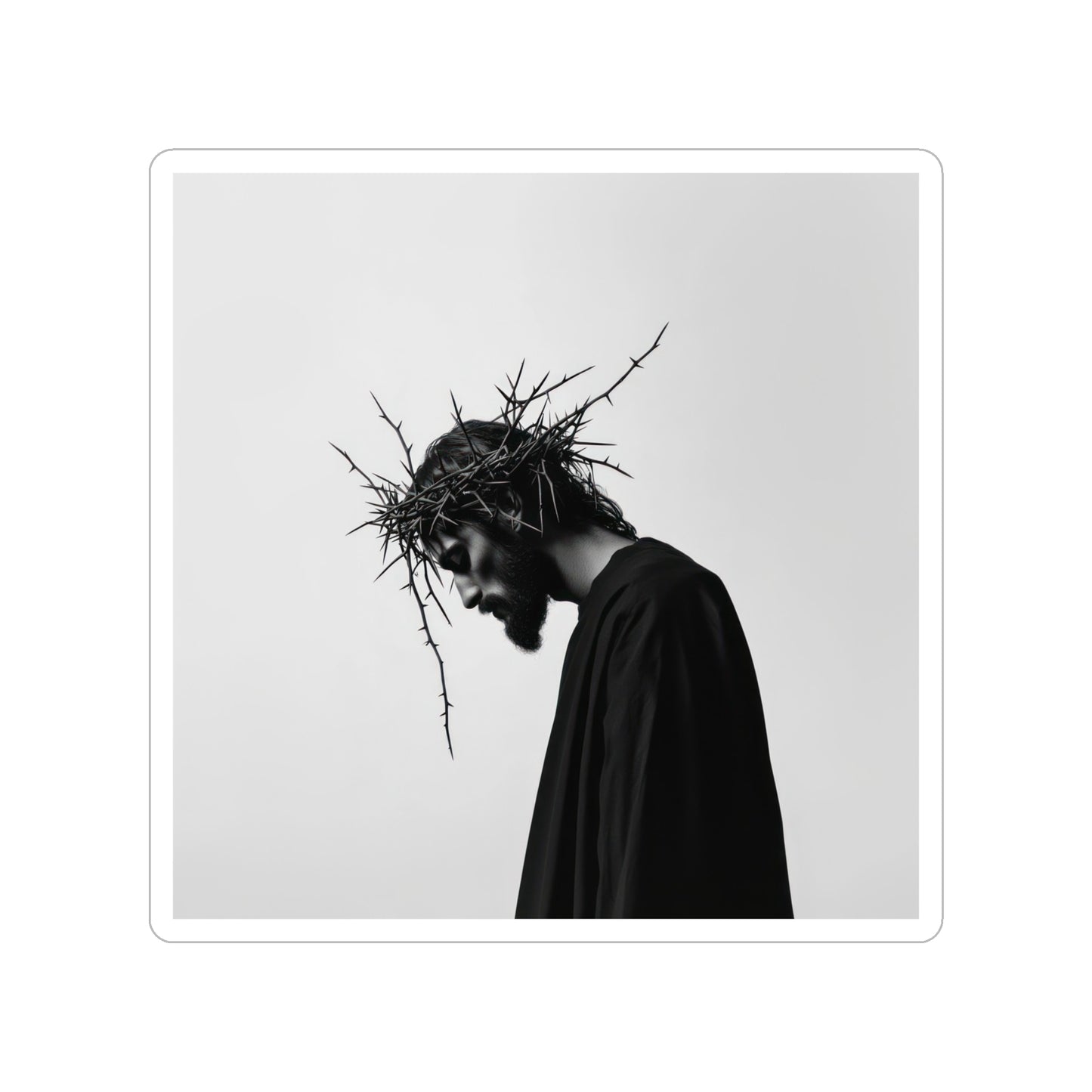 Jesus Christ Crown of Thorns Waterproof Sticker
