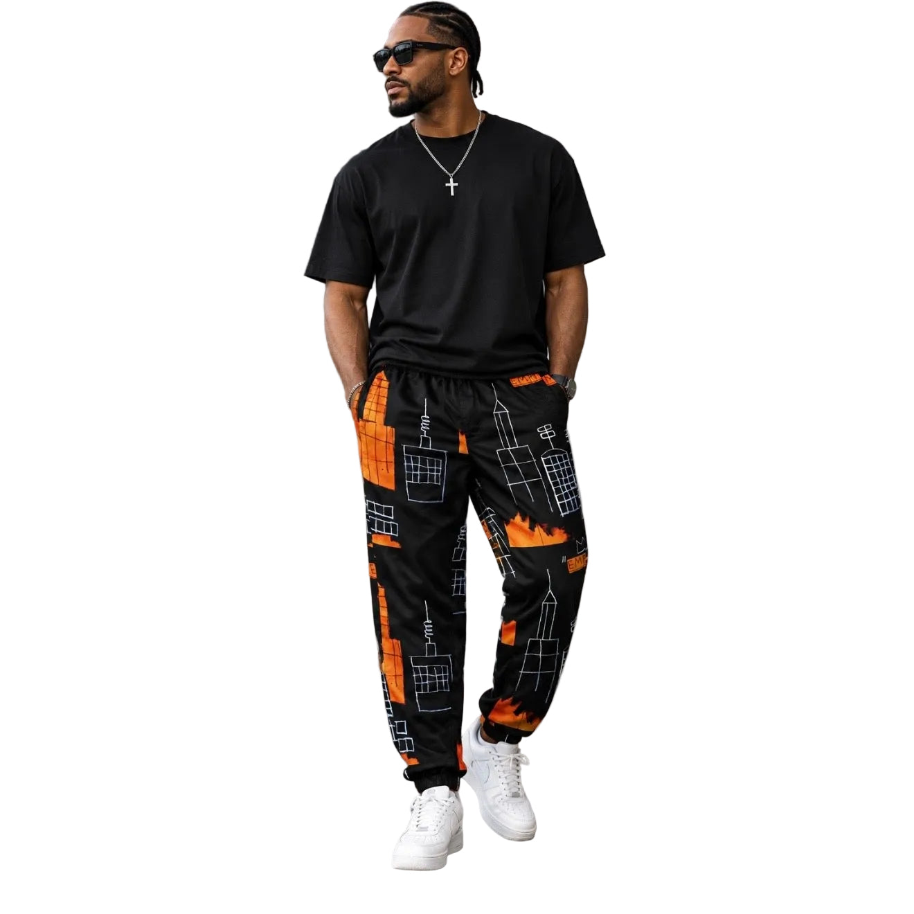 Graffiti Artwork Printed Premium Streetwear Track Pants