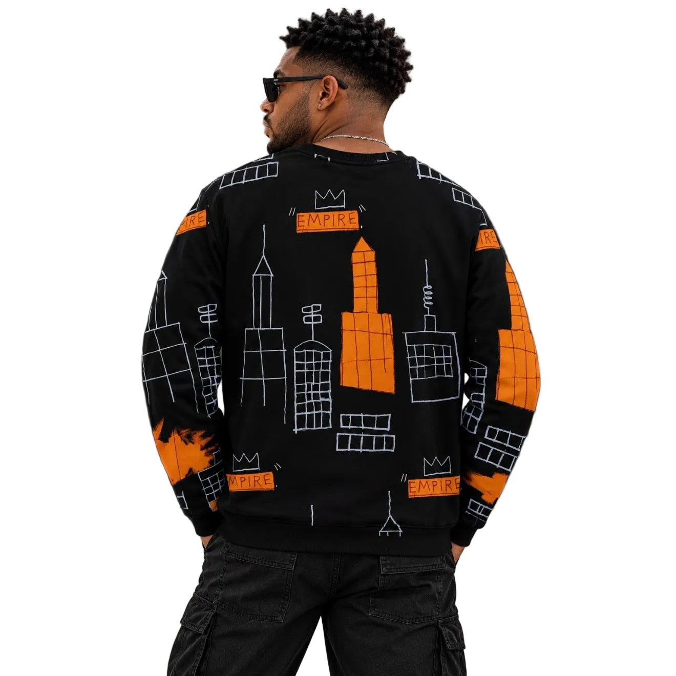 Graffiti Artwork Printed Premium Streetwear Crewneck Sweatshirt