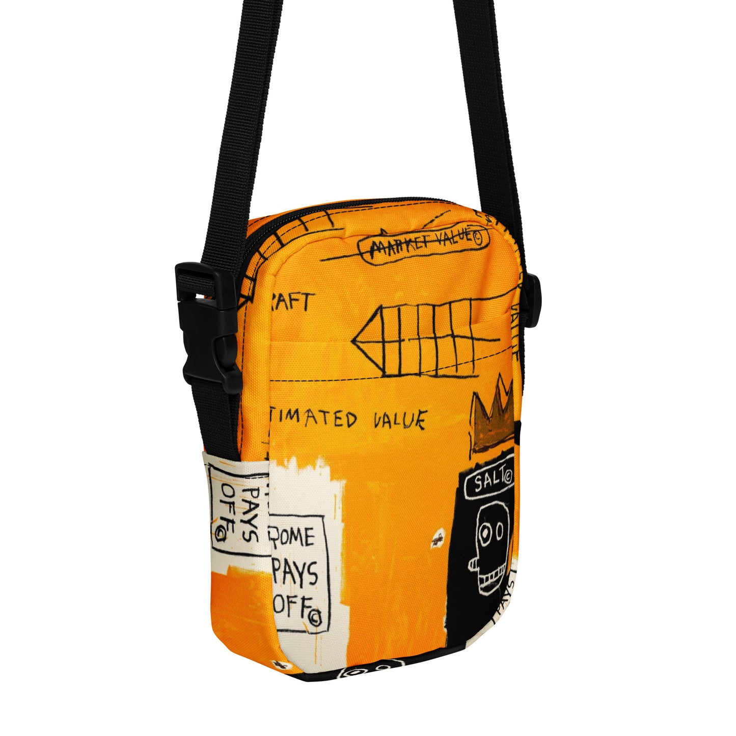 Jean-Michel Basquiat "Rome Pays Off" Artwork Bag