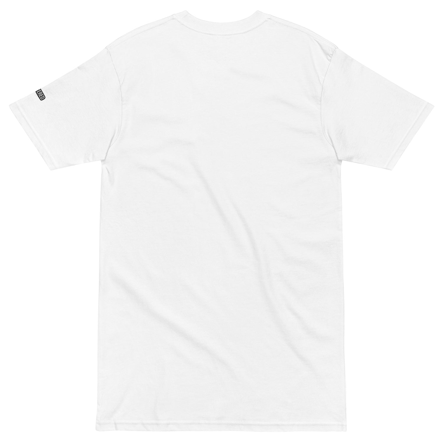 New York Apple Logo Embroidered White T-Shirt Scattered Streetwear