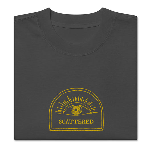 Scattered Eye Logo Faded Loose T-shirt