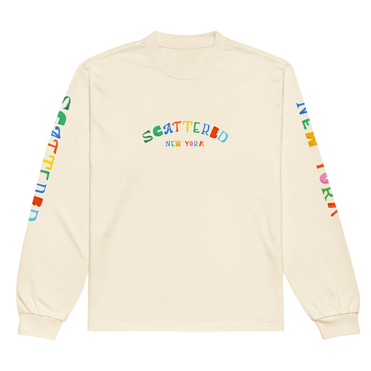 Scattered S/S '25 Logo Printed Long Sleeve Shirt