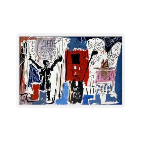 Jean-Michel Basquiat "Obnoxious Liberal" Artwork Vinyl Sticker