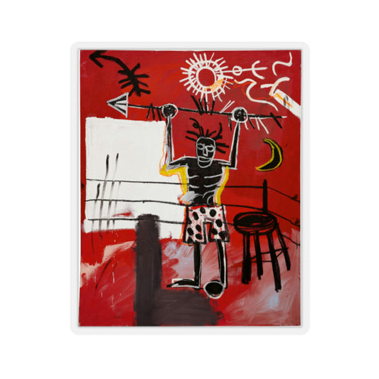 Jean-Michel Basquiat "The Ring" Artwork Vinyl Sticker