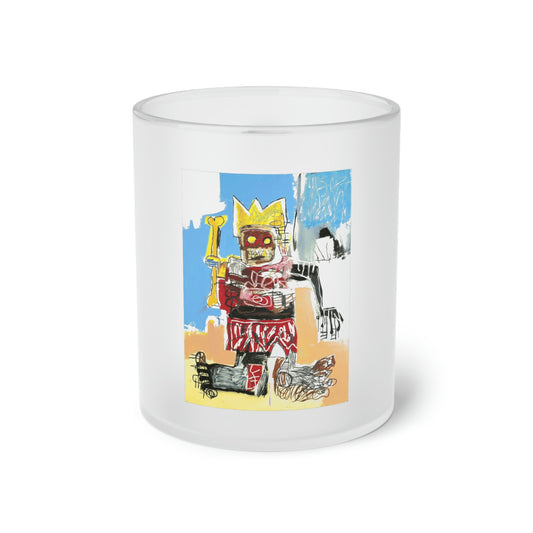 Jean-Michel Basquiat "Untitled" 1982 Frosted Glass Mug