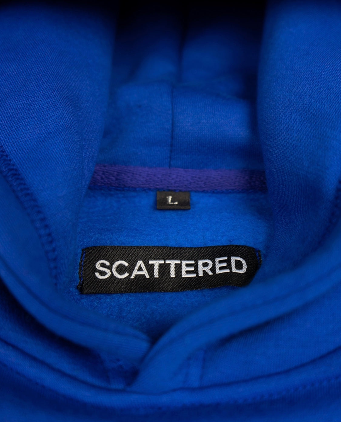 Nipsey Hussle Blue Embroidered Box Logo Hoodie Sweatshirt | Scattered Streetwear Clothing Brand