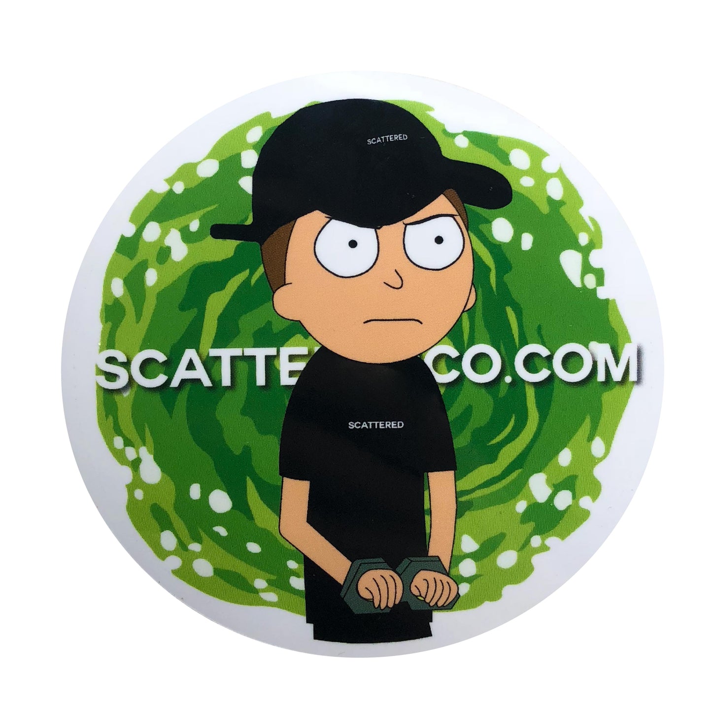 Streetwear-Scattered Morty Stickers-Sticker-Scattered, LLC