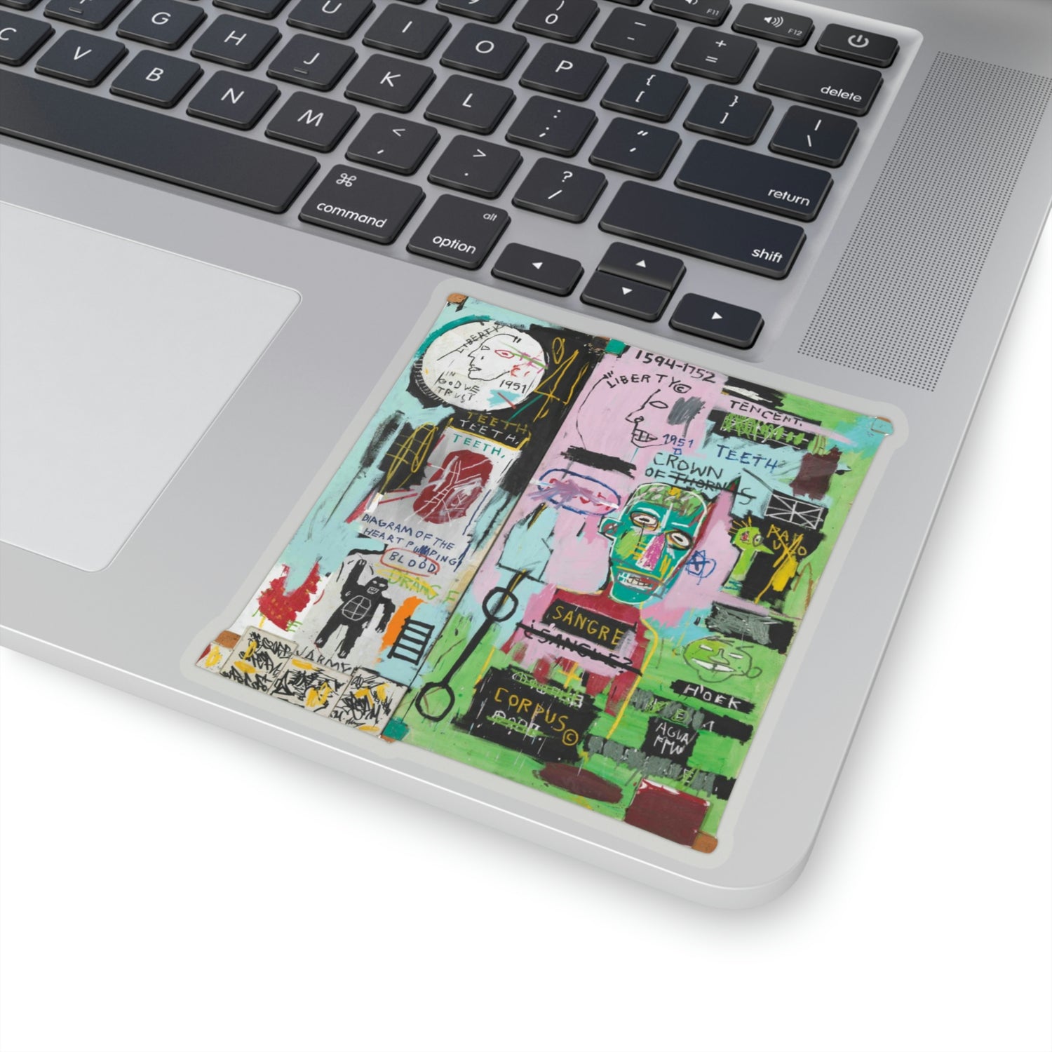 Jean-Michel Basquiat "In Italian" Artwork Vinyl Sticker