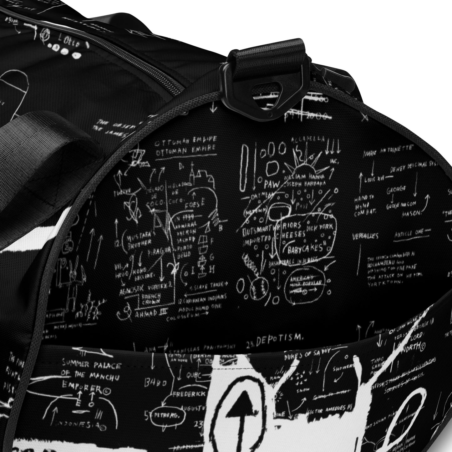Jean-Michel Basquiat "Untitled" Artwork Gym Bag