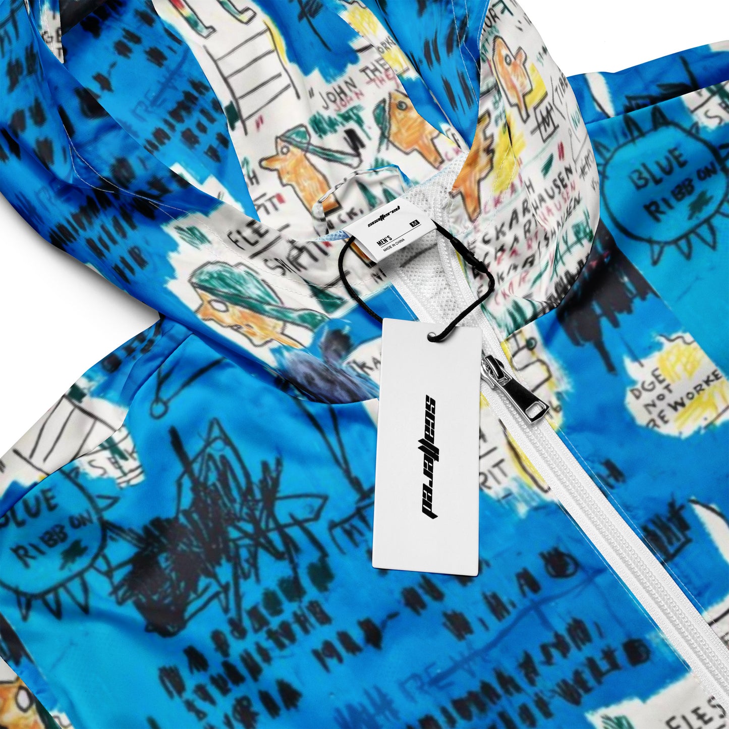 Jean-Michel Basquiat "Ascent" Artwork Printed Premium Streetwear Windbreaker Jacket