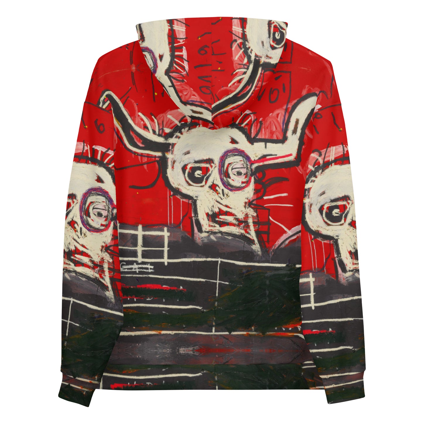Jean-Michel Basquiat "Cabra" Artwork Printed Premium Streetwear Sweatshirt Hoodie Harajuku Graffiti