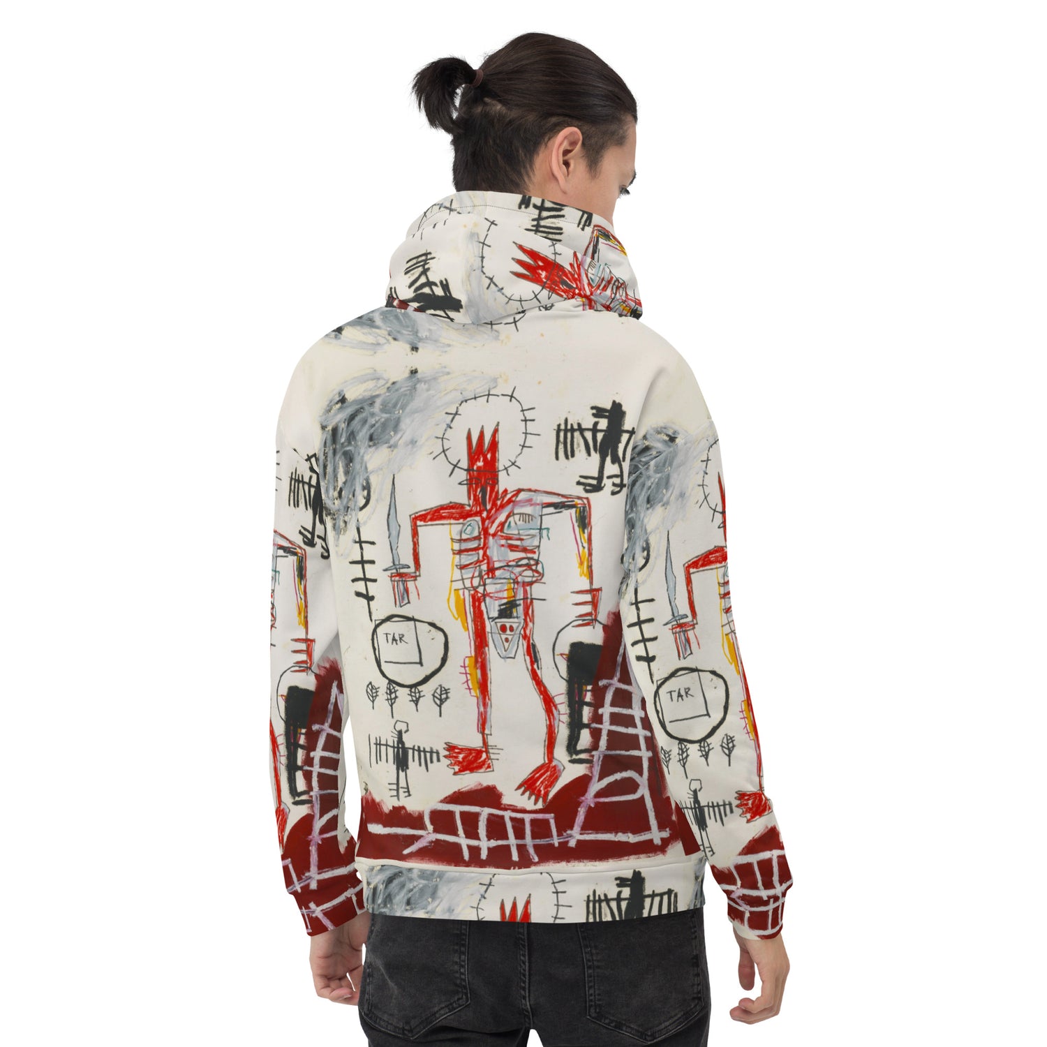 Jean-Michel Basquiat "Untitled" Artwork Printed Premium Streetwear Sweatshirt Hoodie Harajuku Graffiti 