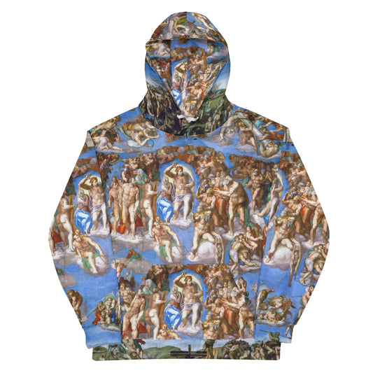 Michelangelo Buonarroti's The Last Judgment Premium Printed Sweatshirt Hoodie