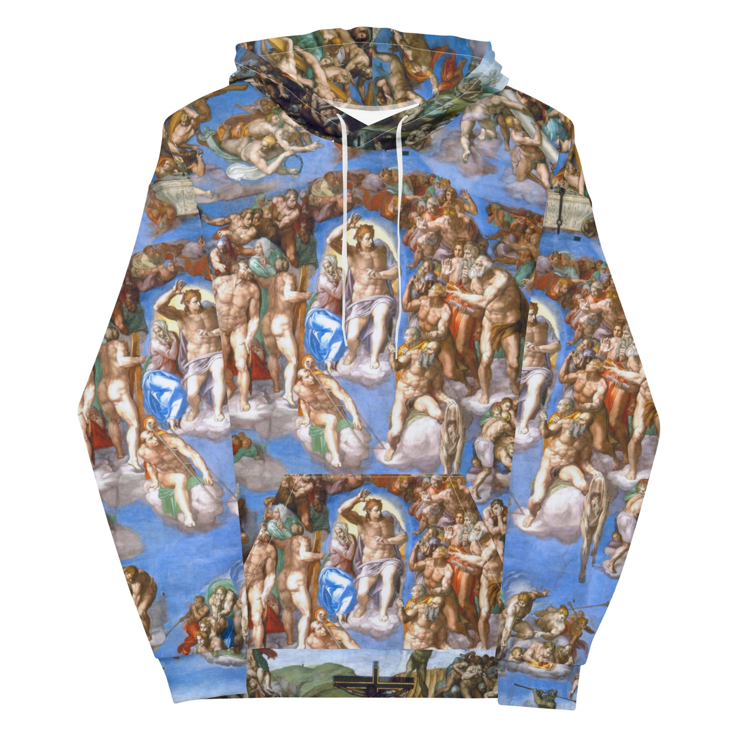 Michelangelo Buonarroti's The Last Judgment Premium Printed Sweatshirt Hoodie