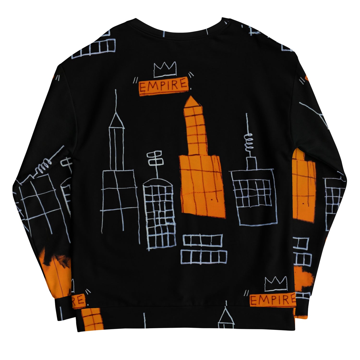 Jean-Michel Basquiat "Mecca" Artwork Printed Premium Streetwear Crewneck Sweatshirt 