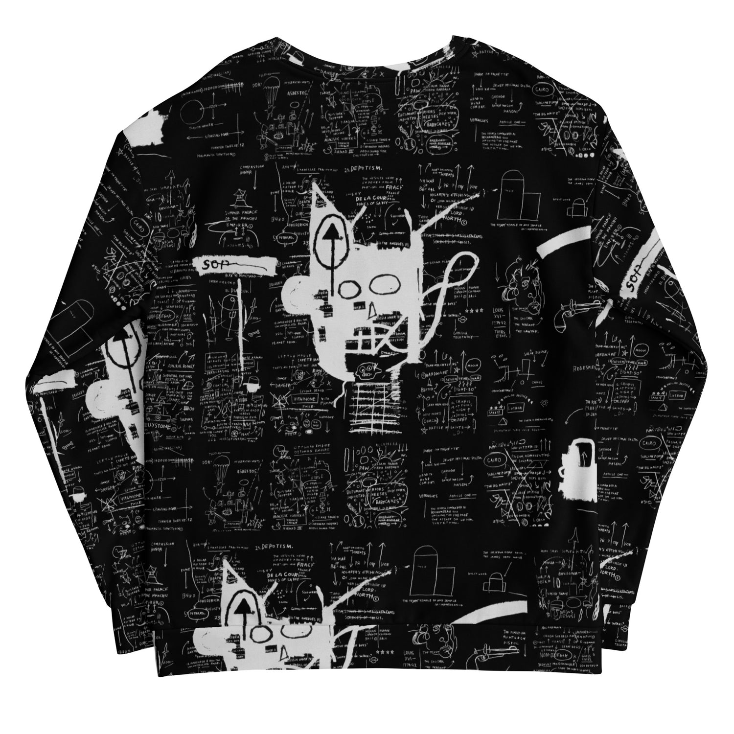 Jean-Michel Basquiat "Untitled" Artwork Printed Premium Streetwear Crewneck Sweatshirt