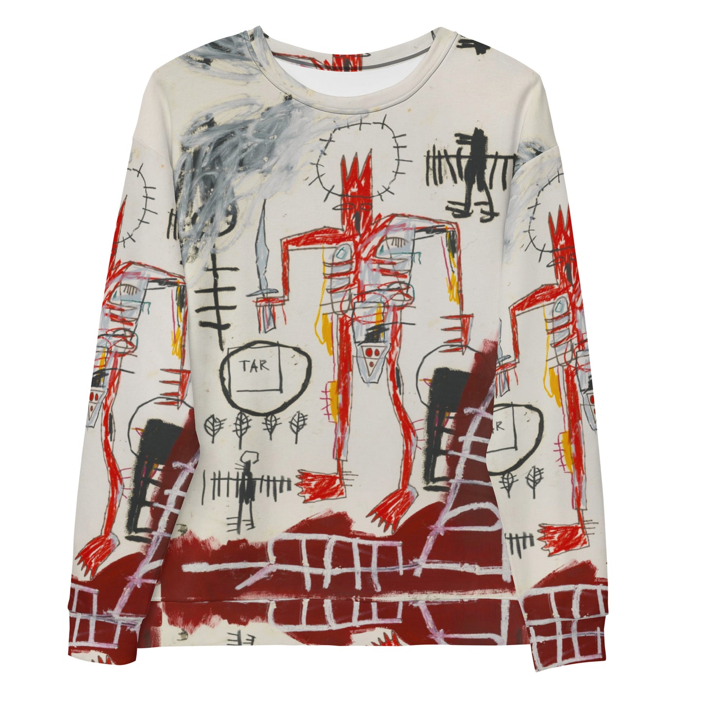 Jean-Michel Basquiat "Untitled" Artwork Printed Premium Streetwear Crewneck Sweatshirt