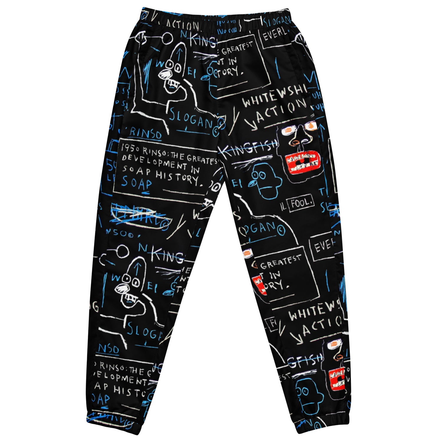 Jean-Michel Basquiat "Rinso" Artwork Printed Premium Streetwear Track Pants