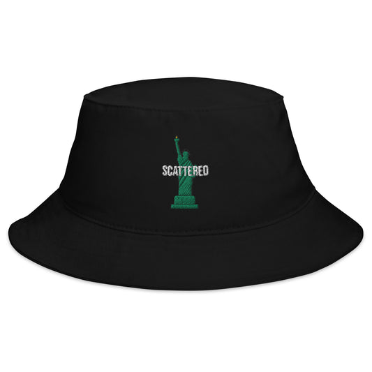 Statue of Liberty Embroidered Logo Bucket Hat