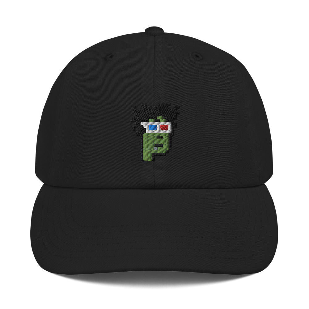 Crypto Punks Zombie NFT #8857 Embroidered Champion Dad Cap
