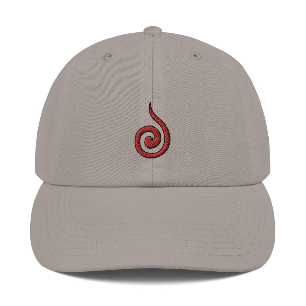 Naruto Will of Fire Embroidered Champion Dad Cap