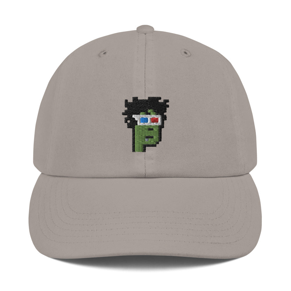 Crypto Punks Zombie NFT #8857 Embroidered Champion Dad Cap
