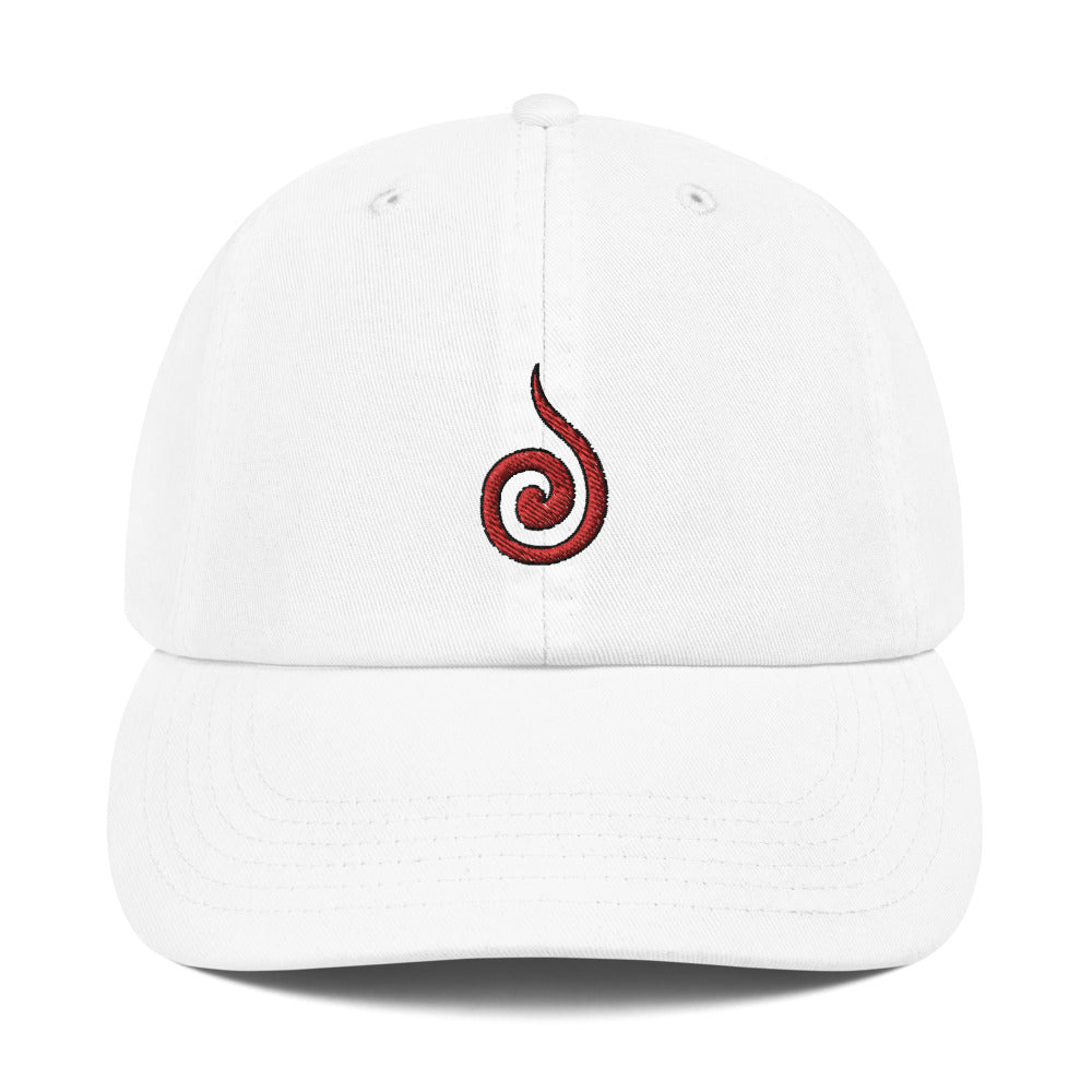 Naruto Will of Fire Embroidered Champion Dad Cap