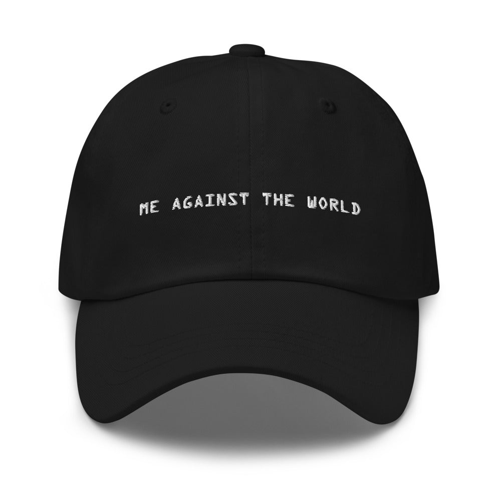 Embroidered Me Against The World Rikers Dad Hat