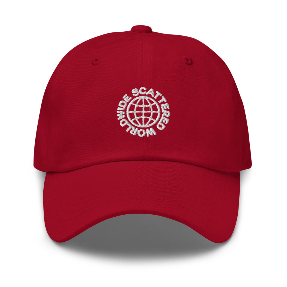 Embroidered Worldwide Logo Dad hat