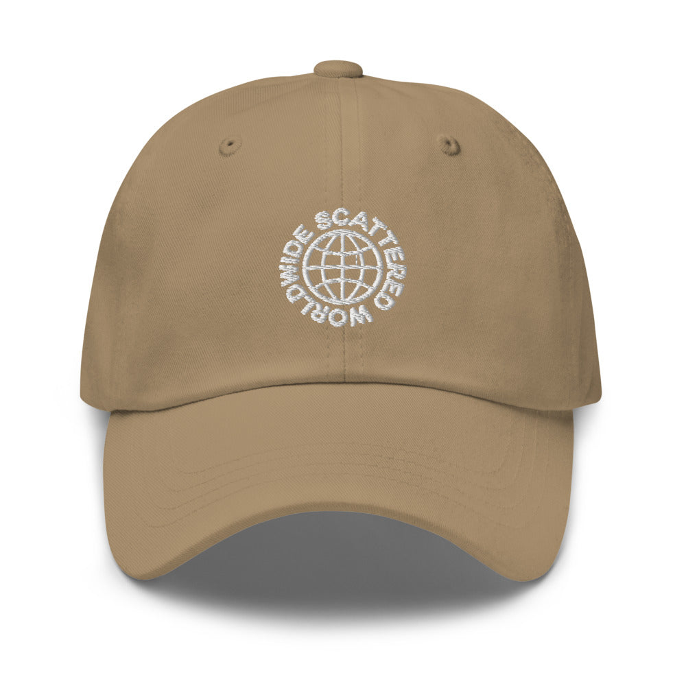 Embroidered Worldwide Logo Dad hat