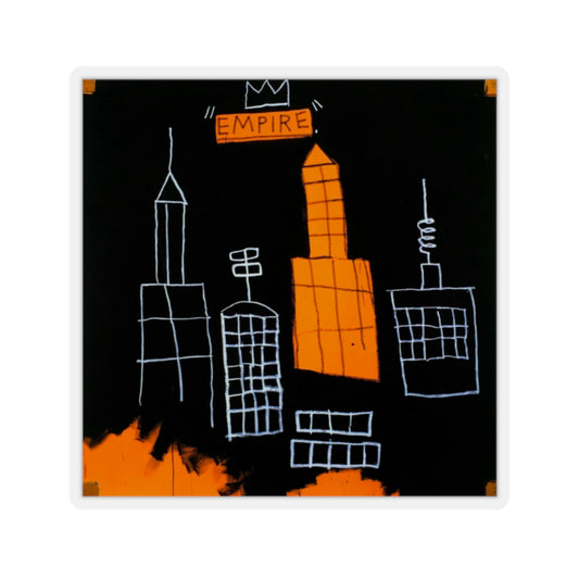 Jean-Michel Basquiat "Mecca" Artwork Vinyl Sticker