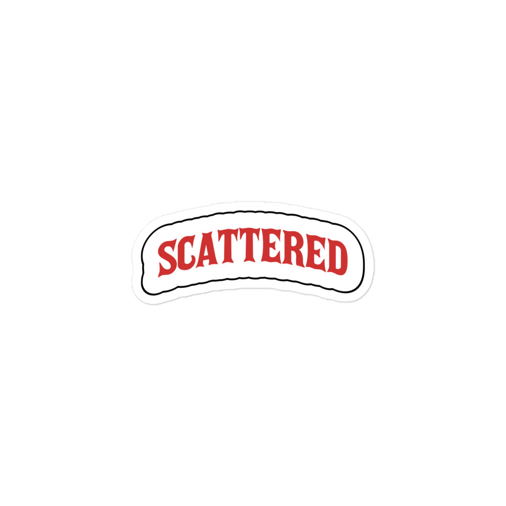 Scattered Backwoods Sticker