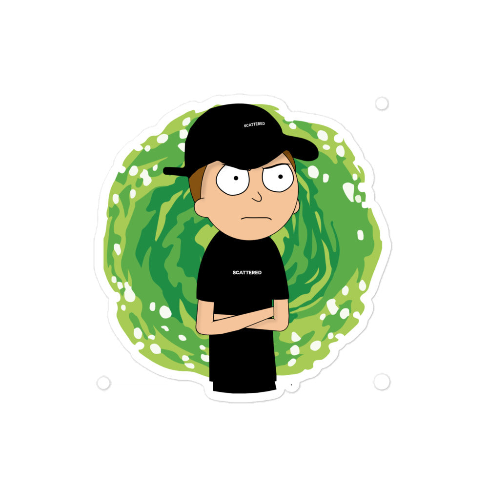 Scattered Morty Sticker