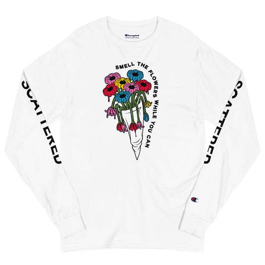 Scattered x Dripped Gawd "Flowers" Champion Shirt