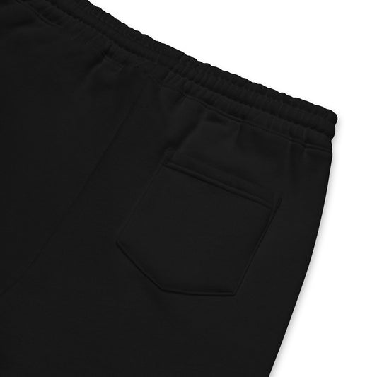 White Embroidered Logo Shorts