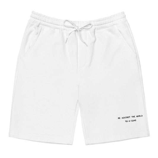 Embroidered Me Against The World Rikers Shorts
