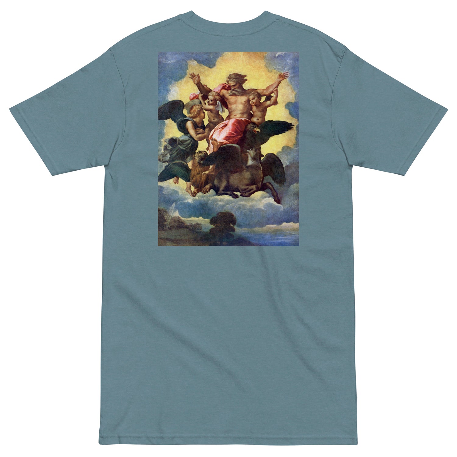 Raphael's Ezekiel's Vision Embroidered + Printed Premium Streetwear T-shirt