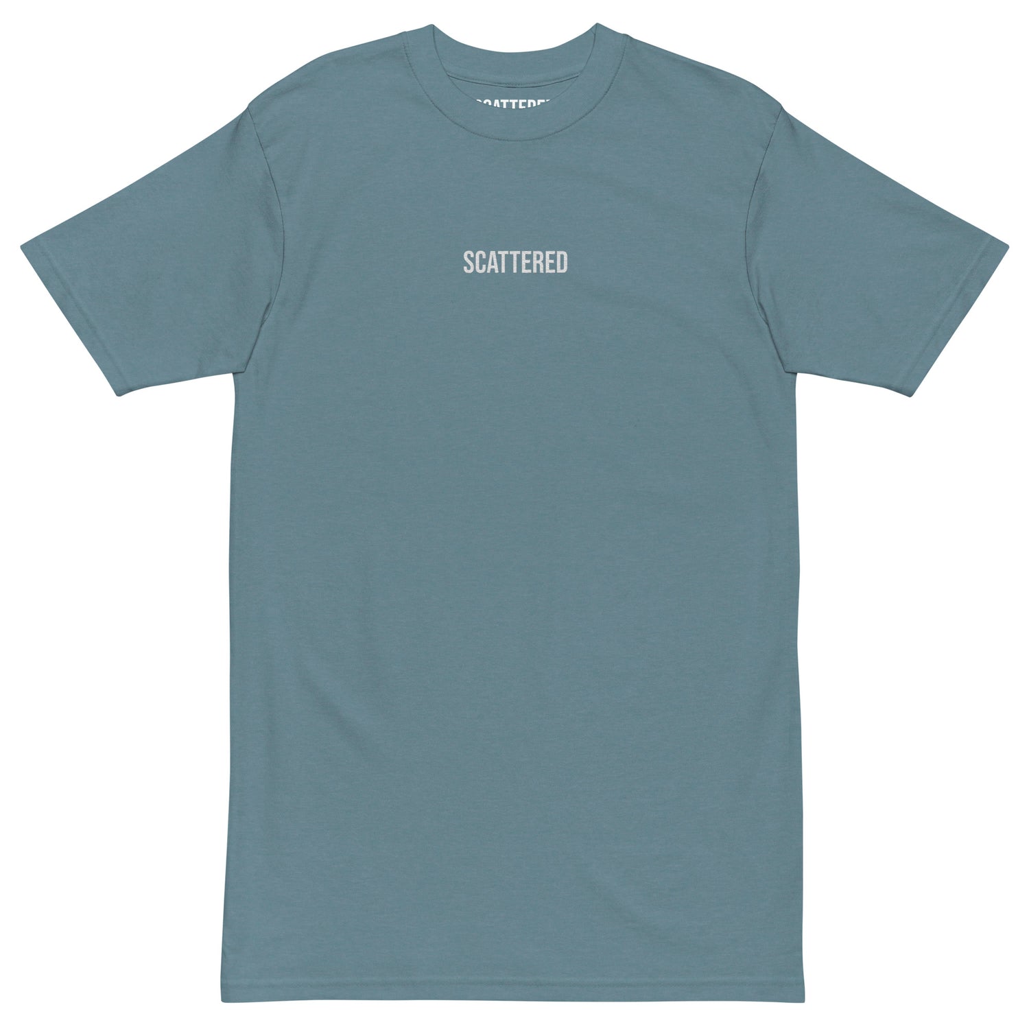 Scattered Logo Embroidered Streetwear Premium T-shirt