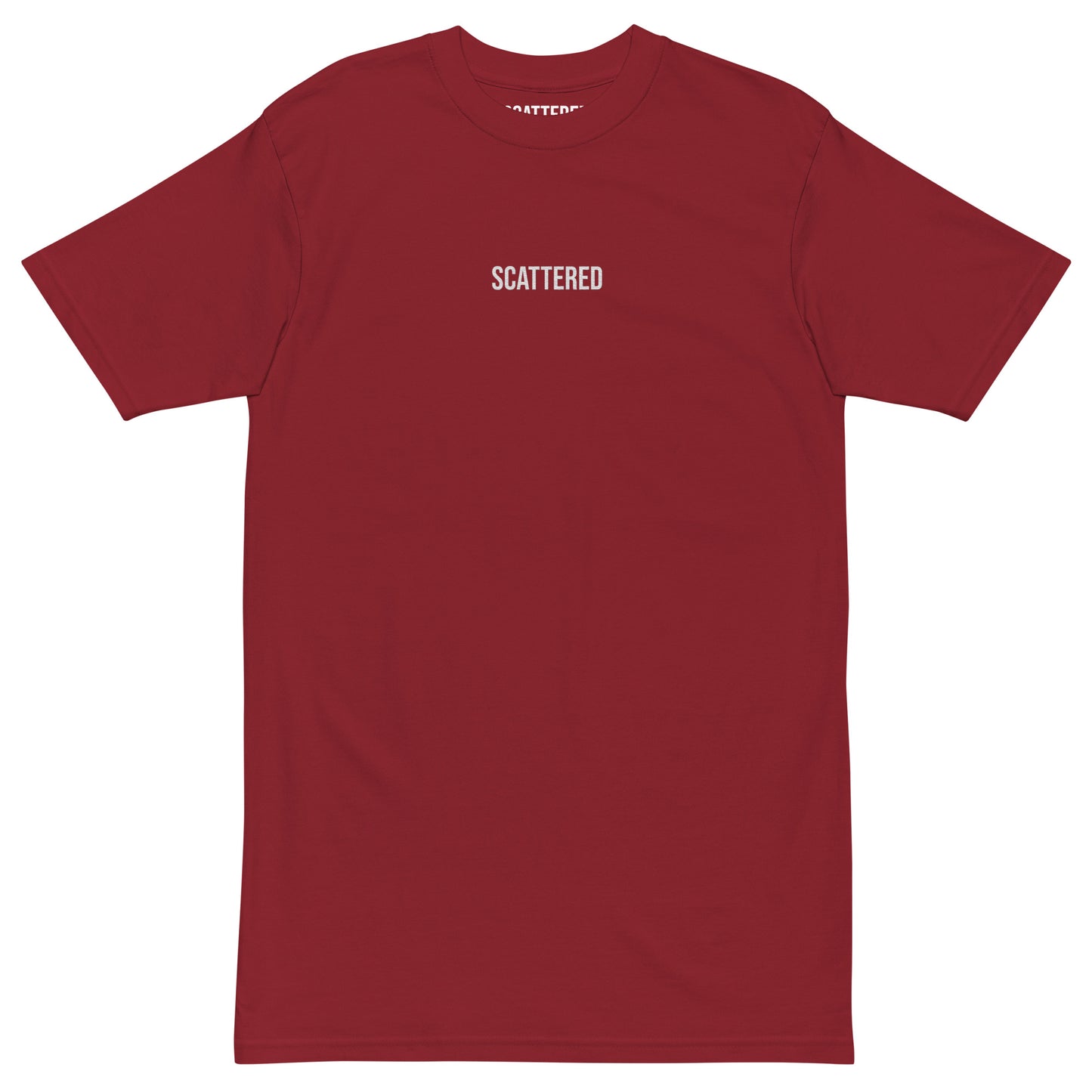 Scattered Logo Embroidered Streetwear Premium T-shirt