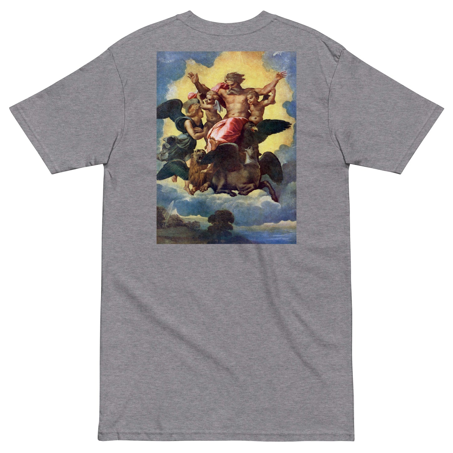 Raphael's Ezekiel's Vision Embroidered + Printed Premium Streetwear T-shirt